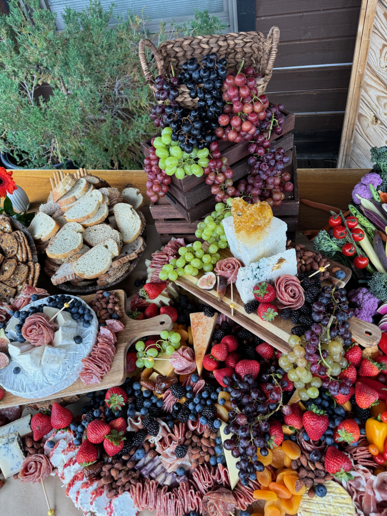 themed charcuterie tables