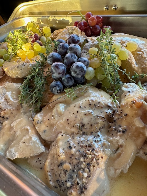corporate catering dinner